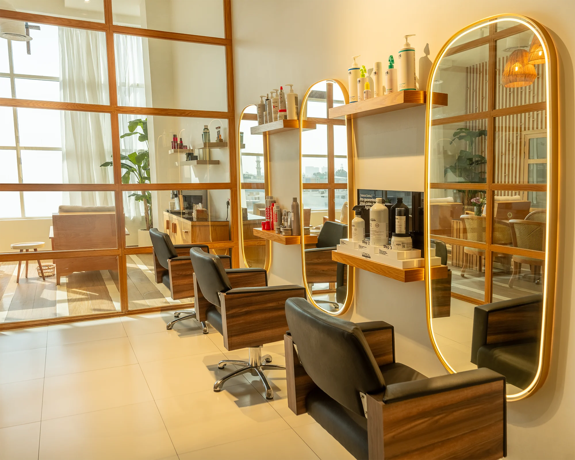 Tiara Beauty Studio - Styling Lounge Area
